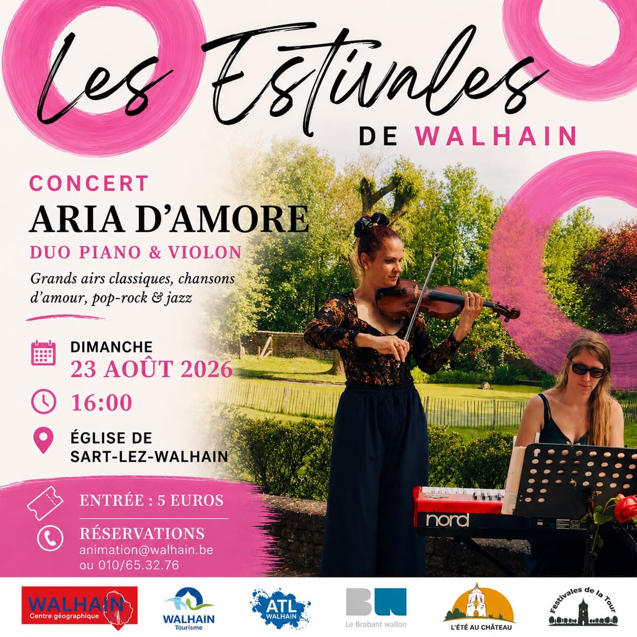 Aria d'Amore aux Estivales de Walhain